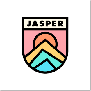 Jasper AB Retro Badge Posters and Art